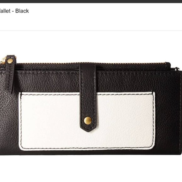Fossil Handbags - Fossil Black and White Wallet